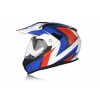 Шлем кроссовый FLIP FS-606 BIANCO BLUE ROSSO